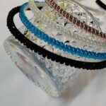 Combo Pack of Crystal Hairband in Blue and Pink